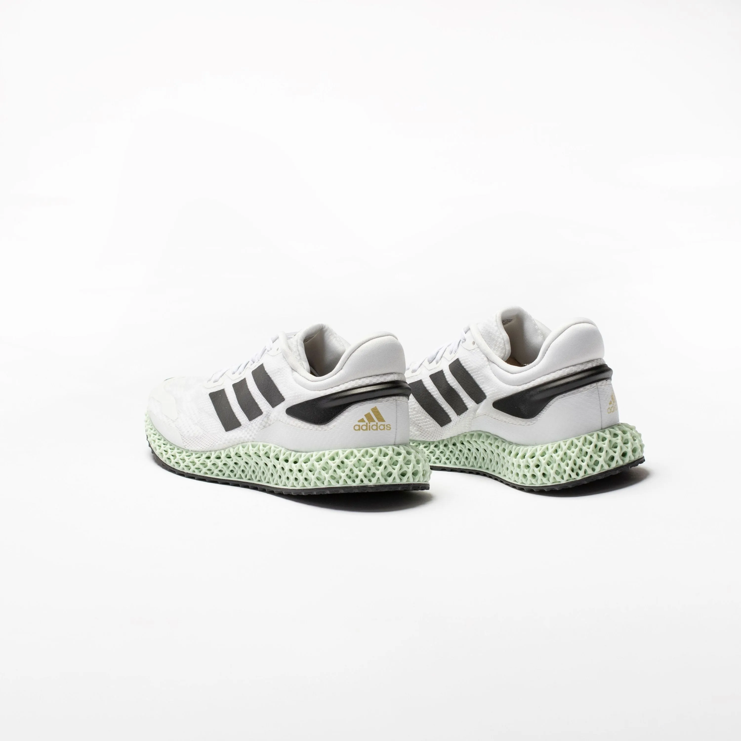 4D Run 1.0 Mens Running Shoe - White/Black/Gold Metallic/Mint sold by Nice Kicks Retail product image thumbnail 3