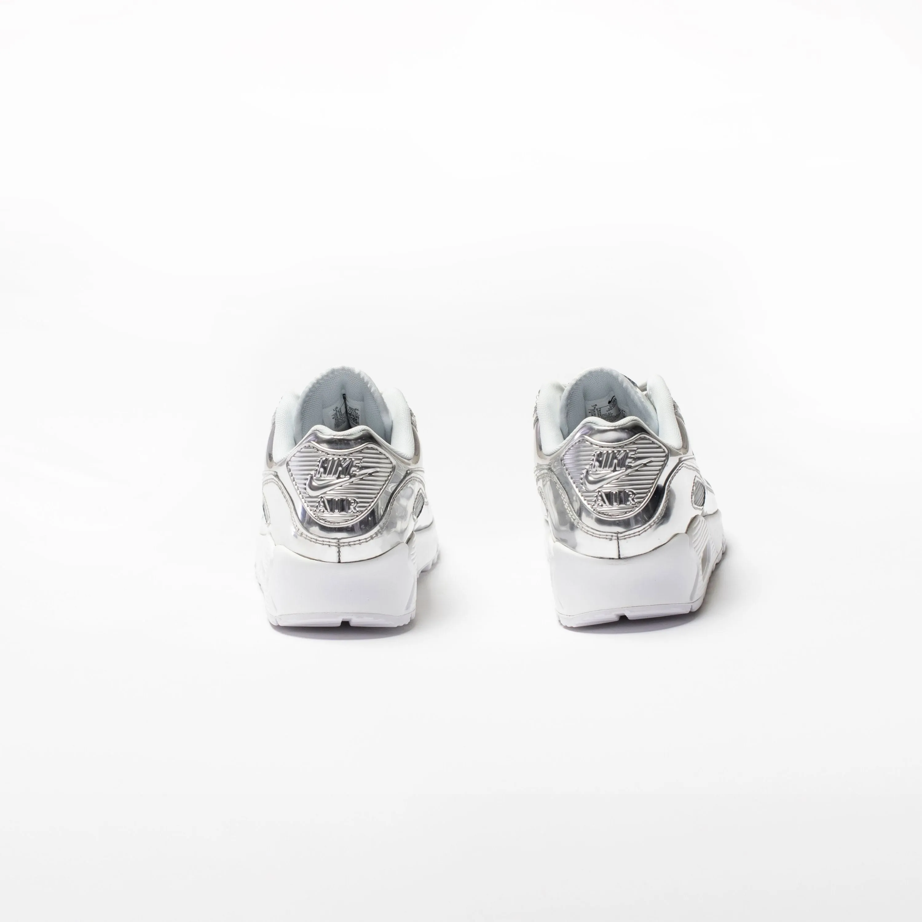 Air Max 90 Womens Running Shoe - Platinum/Silver/Light Grey sold by Nice Kicks Retail product image thumbnail 4