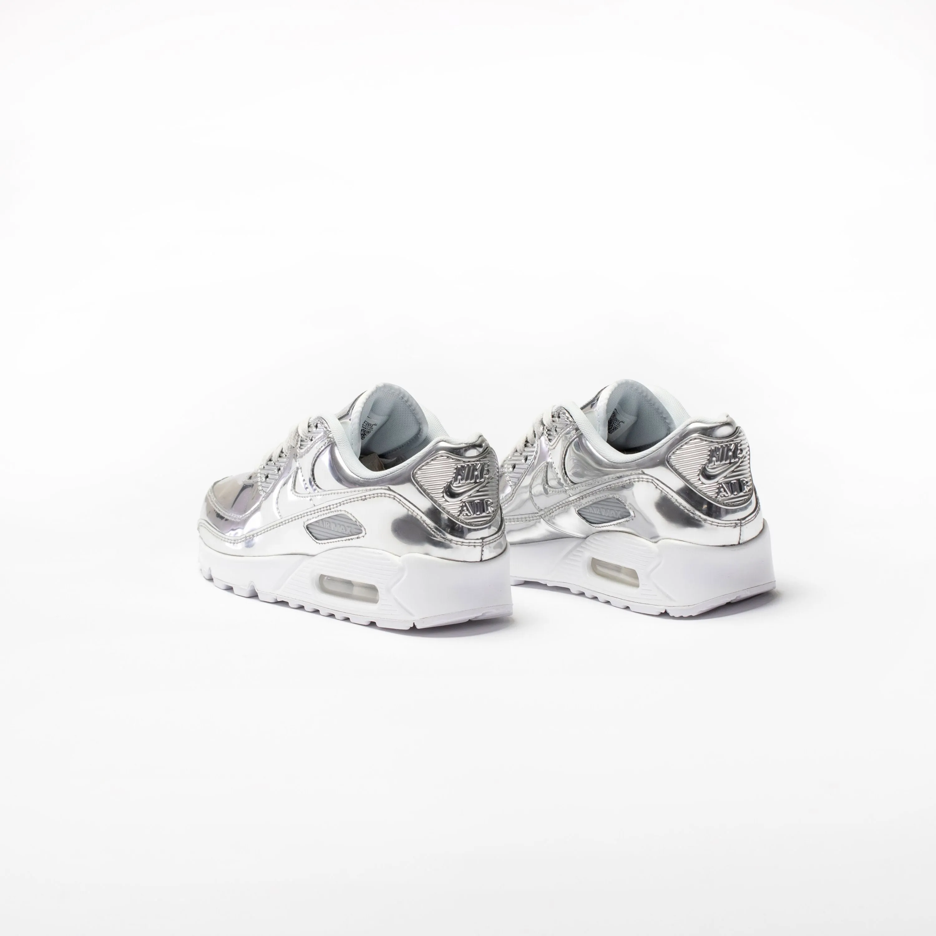 Air Max 90 Womens Running Shoe - Platinum/Silver/Light Grey sold by Nice Kicks Retail product image thumbnail 3