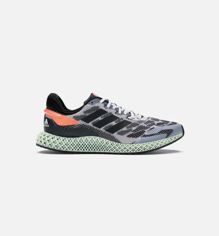 4D Run 1.0 Mens Running Shoe - Footwear White/Core Black/Signal Coral made by Adidas