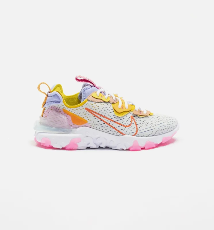 React VIsion Womens Running Shoe - Pure Platinum/Light Thistle/Saffron Quartz/Rust Factor made by Nike