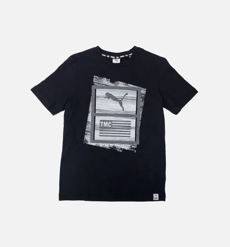 Puma X TMC Hussle Mens T-Shirt - Black/White made by Puma