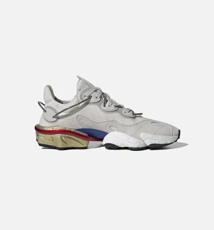 Torsion X Mens Running Shoe - Crystal White/ Grey One/ Scarlet made by Adidas