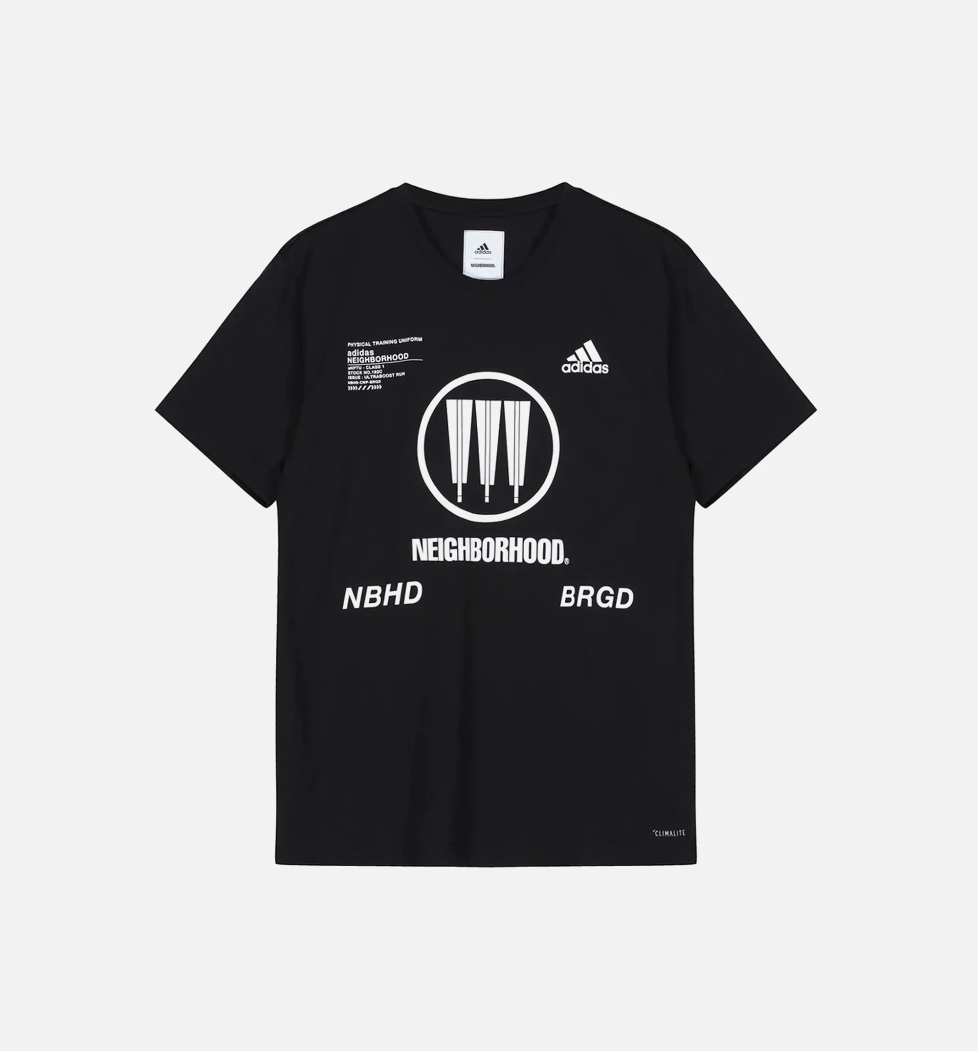 adidas X Neighorhood Mens T-Shirt - Black/White sold by Nice Kicks Retail