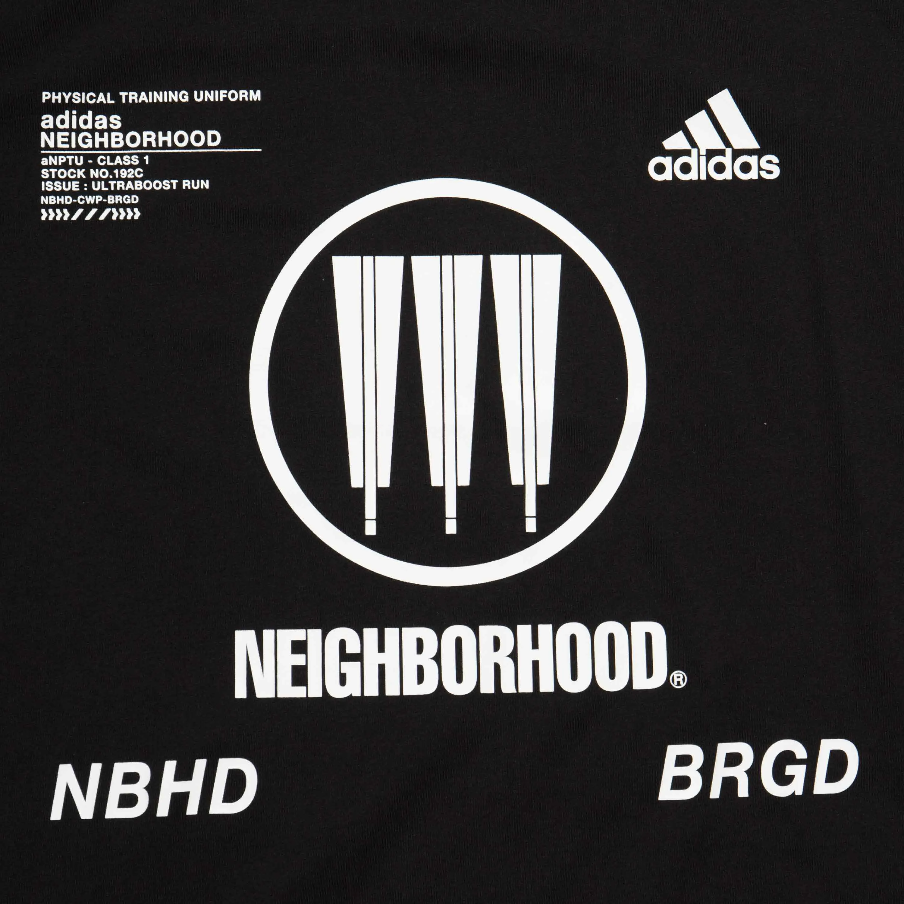 adidas X Neighorhood Mens T-Shirt - Black/White sold by Nice Kicks Retail product image thumbnail 2