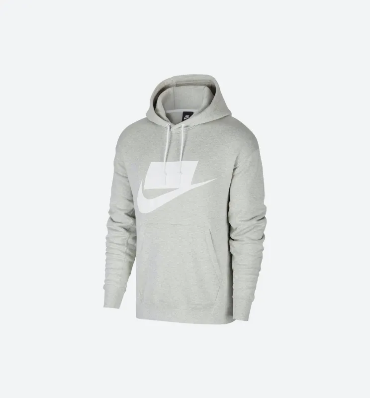 Sportswear Mens Pullover Hoodie - Grey/Grey made by Nike