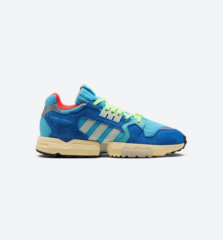 ZX Torsion Mens Lifestyle Shoe - Bright Cyan/Linen Green/Blue made by Adidas