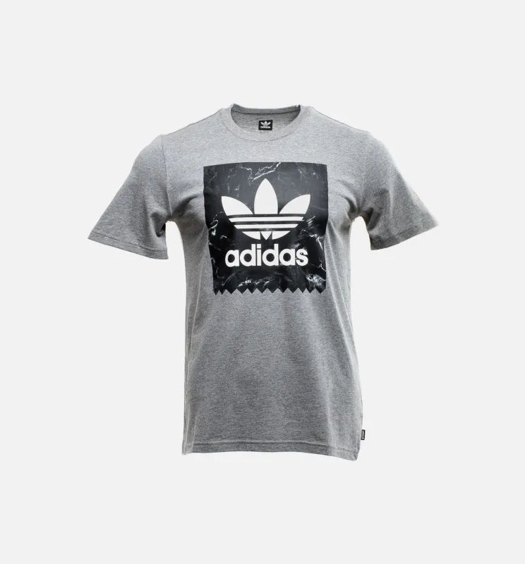 Marble Bb Mens T-Shirt - Core Heather/Black/White made by Adidas
