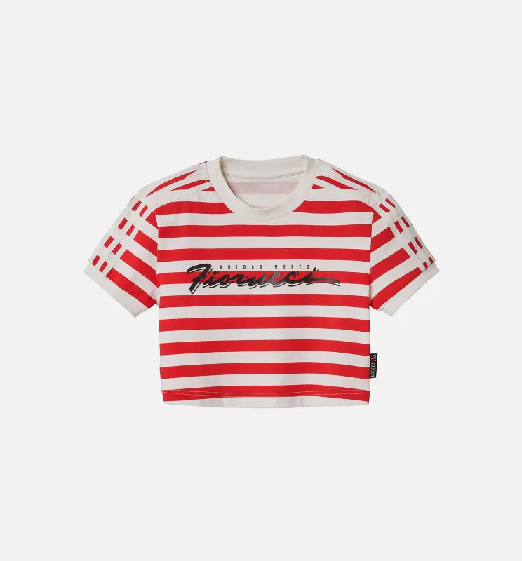 adidas X Fiorucci Womens Crop Top - White/Red made by Nice Kicks Retail