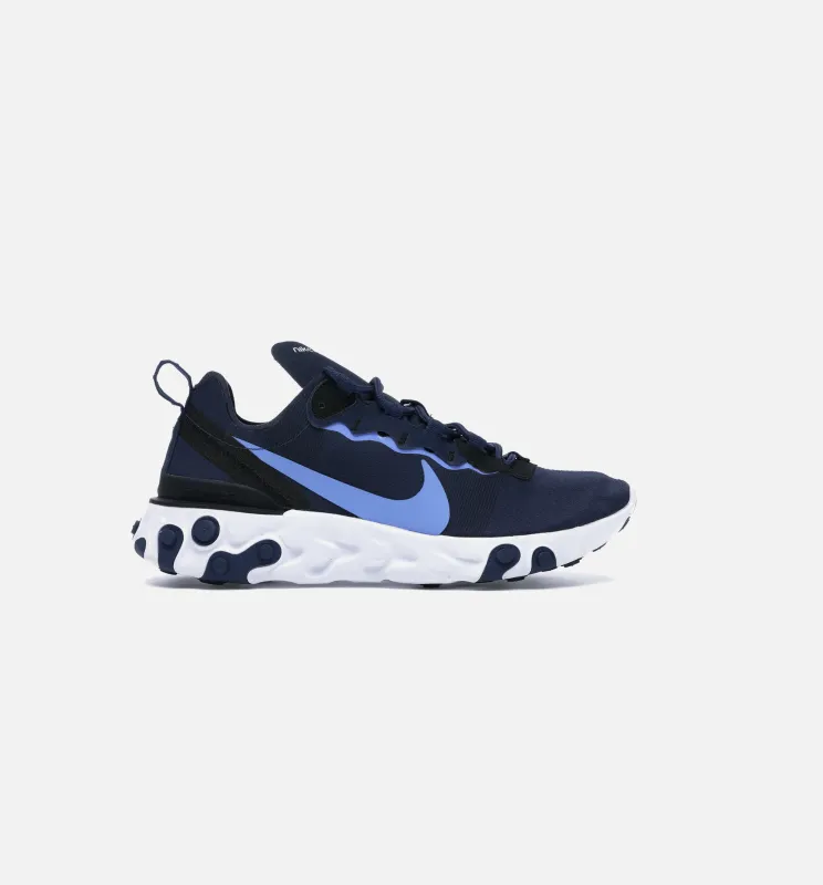 React Element 55 Mens Shoes - Midnight Navy/White/Black/Royal Pulse made by Nike