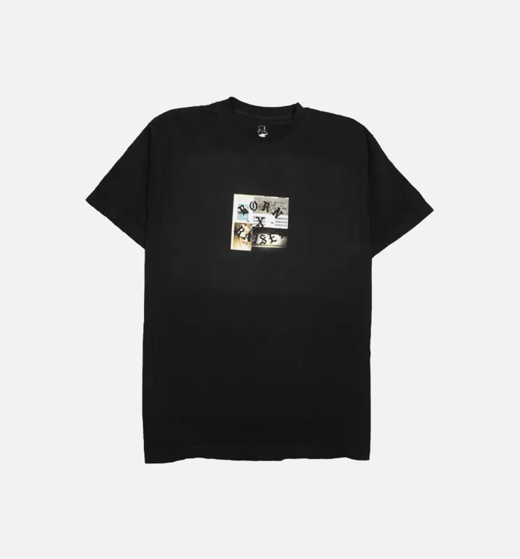 Party Square Mens T-Shirt - Vintage Black/Black made by Nice Kicks Retail