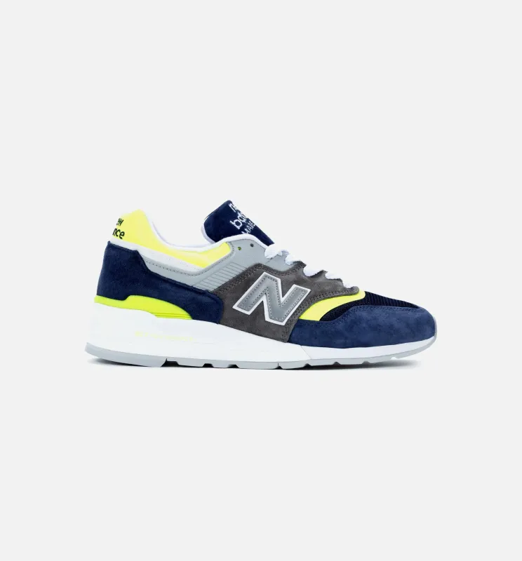 997 USA Made In USA Mens Shoes - Blue/Yellow made by New Balance