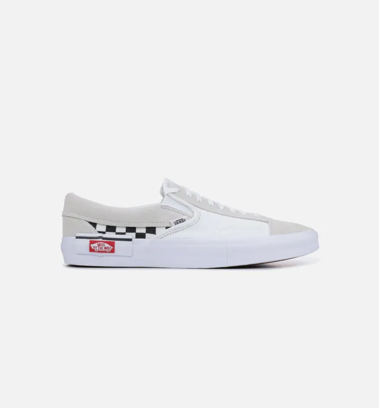 Slip On Cap Mens Shoe - White/Black made by Vans