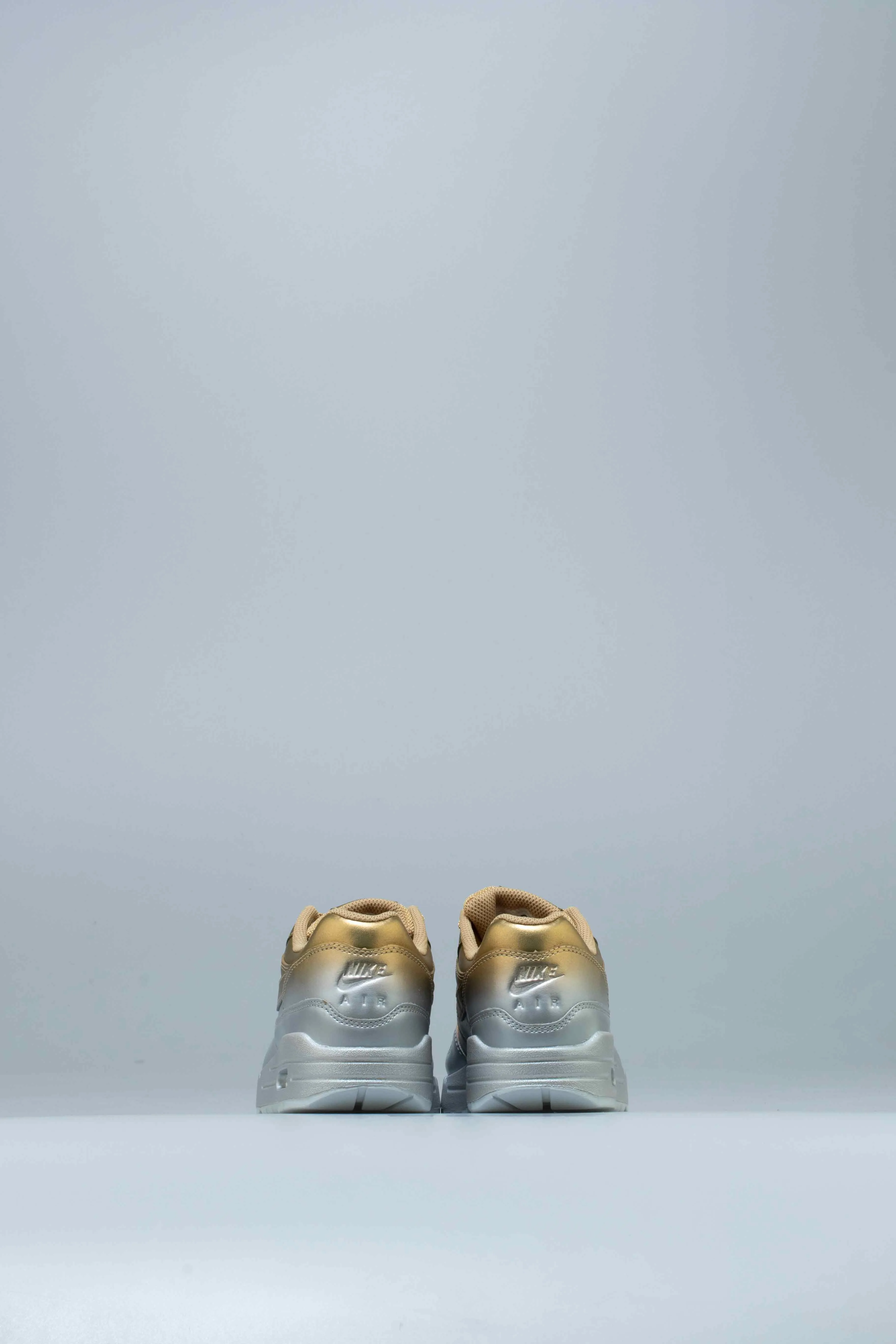 Air Max 1 LX Spray Paint Womens Shoe - Metallic Silver/Metallic Gold sold by Nice Kicks Retail product image thumbnail 3