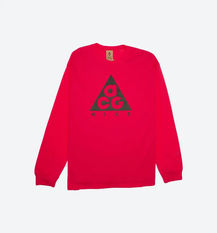 NRG ACG Mens Long Sleeve T-Shirt - Black/Black made by Nike