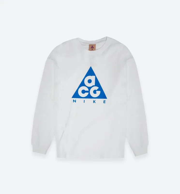ACG L/S Mens Tee - White/Blue made by Nike