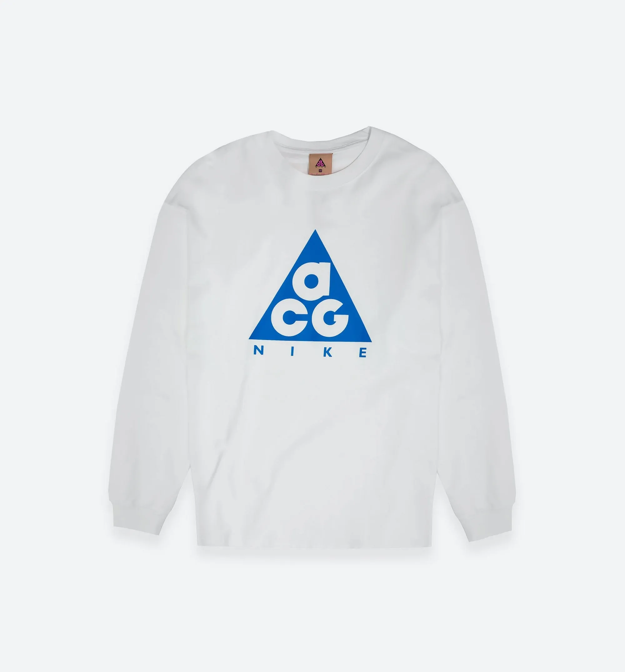 ACG L/S Mens Tee - White/Blue sold by Nice Kicks Retail