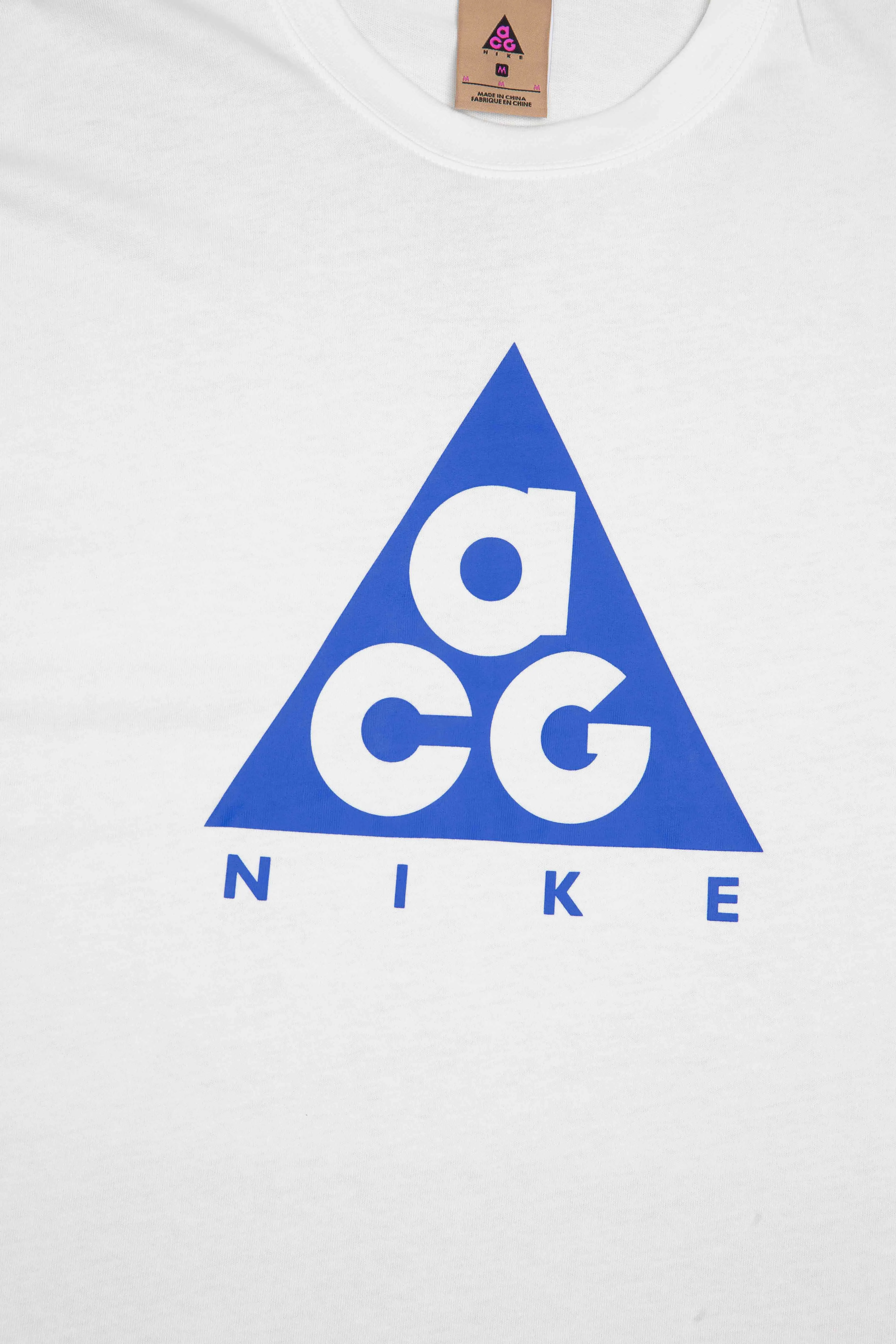 ACG L/S Mens Tee - White/Blue sold by Nice Kicks Retail product image thumbnail 2