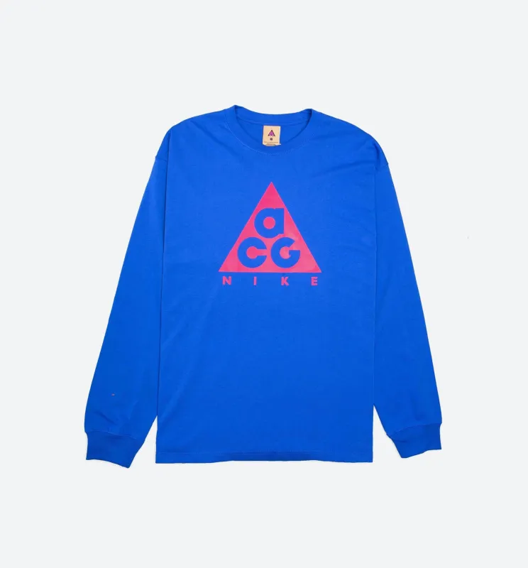 ACG L/S Mens Tee - Blue/Pink made by Nike