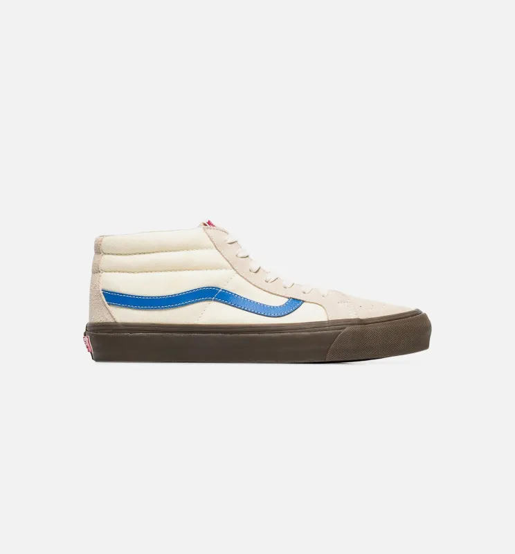 OG SK8-Mid LX Mens Shoe - Cream White/Off White/Blue made by Vans