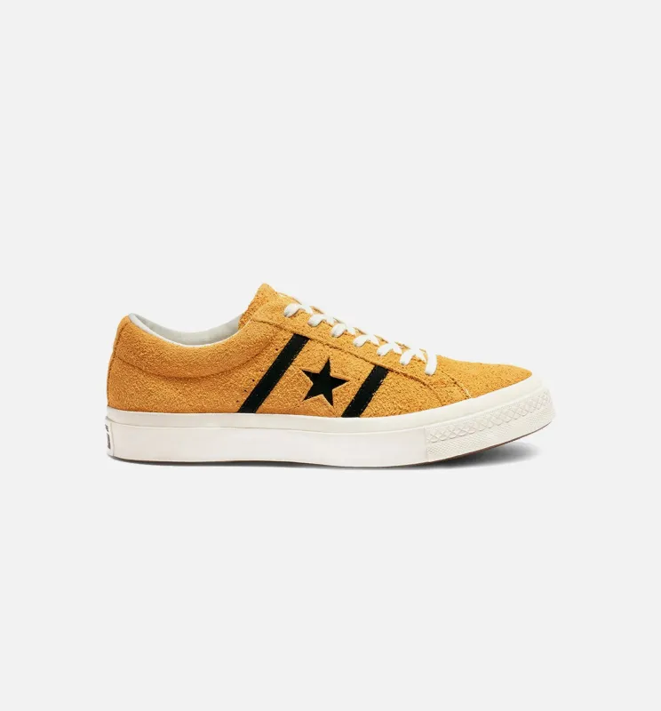 One Star Academy Ox Mens Shoe - Orange/White made by Converse