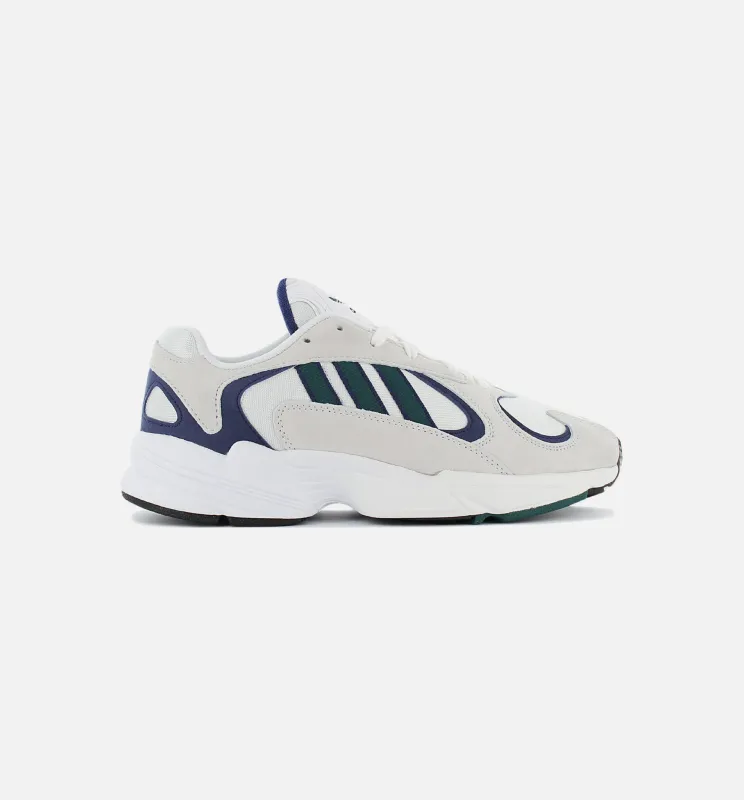 Yung 1 Mens Shoe - Cloud White/Noble Green/Blue made by Adidas