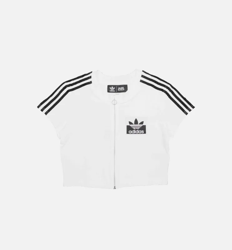 Olivia Oblanc X adidas X Kendall Jenner Womens Crop Top - White/Black made by Adidas