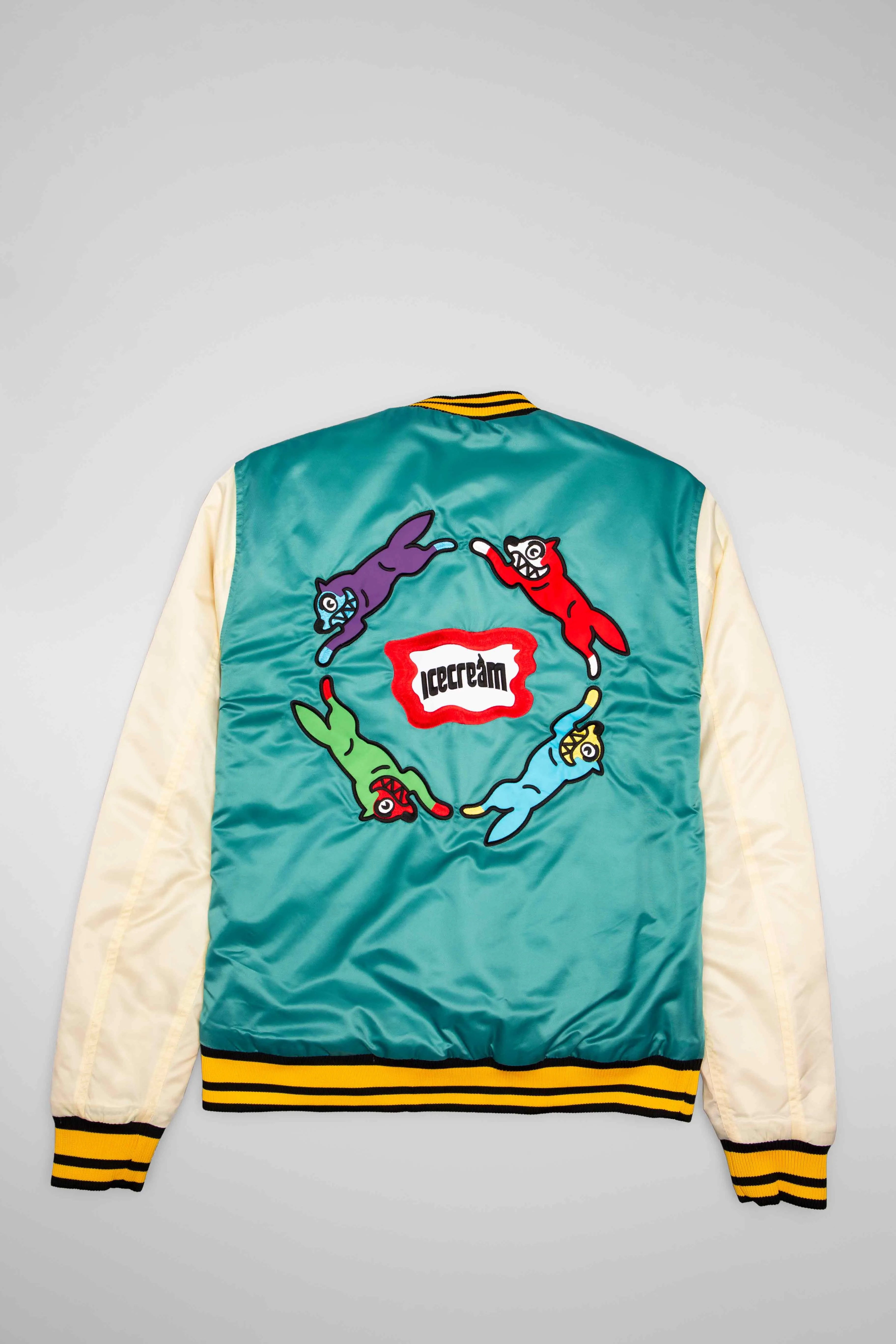 Retro Mens Varsity Jacket - Teal/Multi sold by Nice Kicks Retail product image thumbnail 2