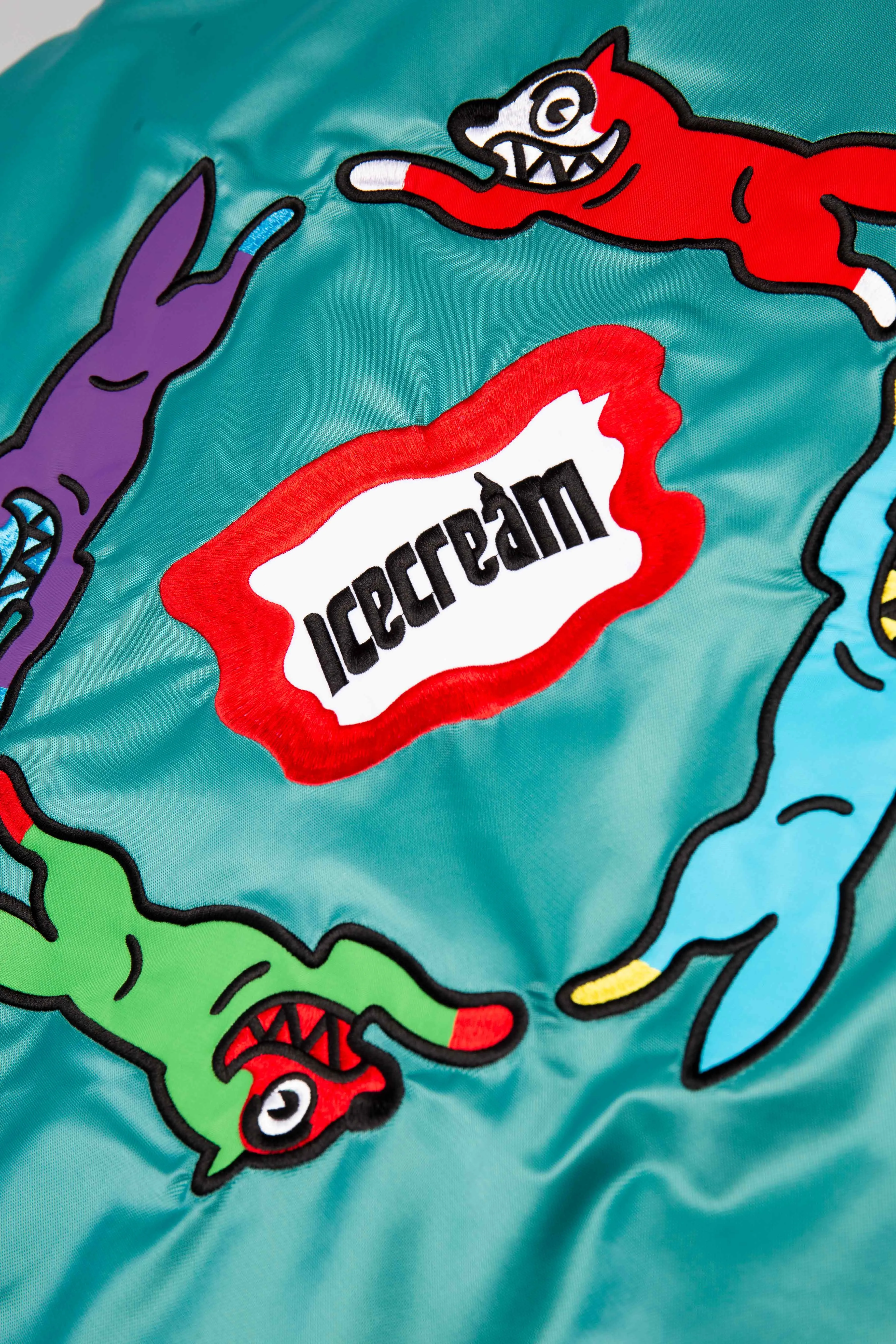 Retro Mens Varsity Jacket - Teal/Multi sold by Nice Kicks Retail product image thumbnail 3