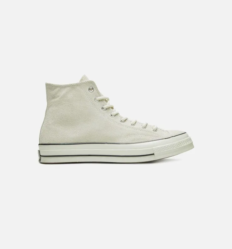 Chuck 70 Suede High Mens Shoe - Cream/Black made by Converse
