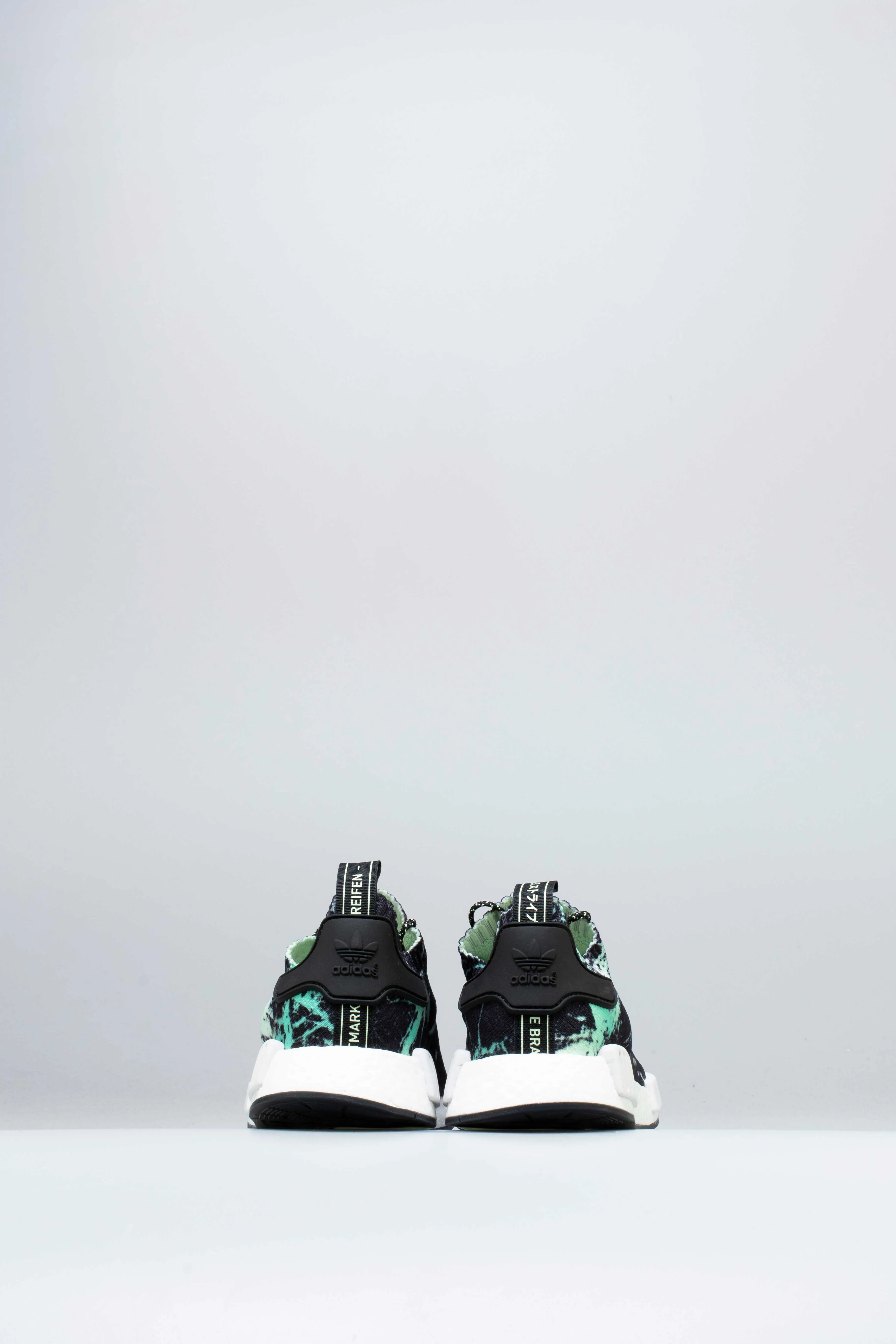 NMD R1 Primeknit Green Marble Mens Shoe - Black/White/Green sold by Nice Kicks Retail product image thumbnail 3