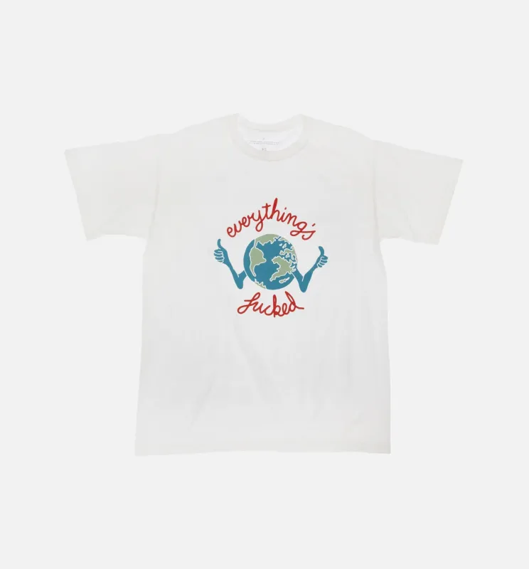 Everything FCK Short Sleeve Mens T-Shirt - White made by Nice Kicks Retail