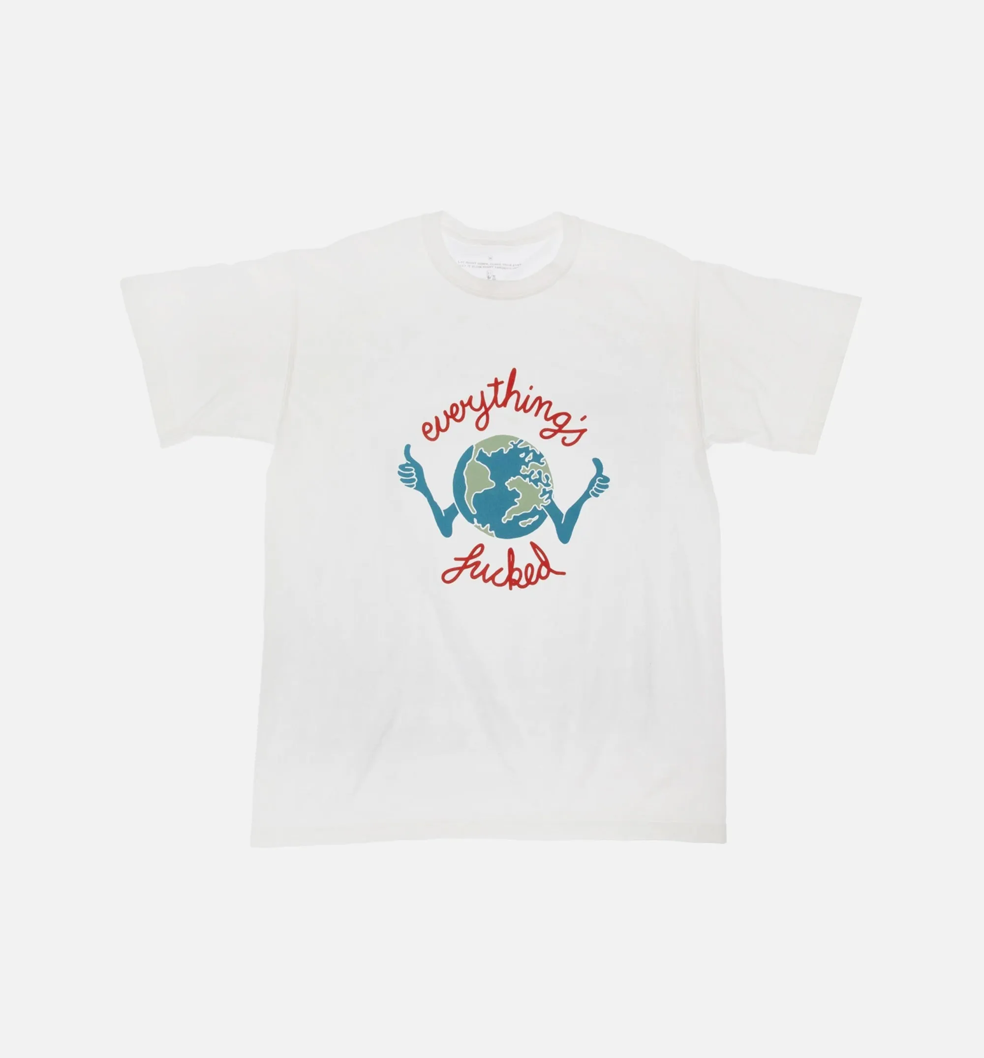 Everything FCK Short Sleeve Mens T-Shirt - White sold by Nice Kicks Retail