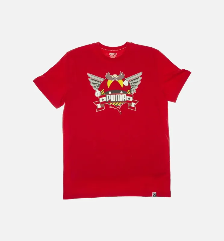 Sonic the Hedgehog X Puma Rs-0 Mens T-Shirt - Red/Red made by Puma
