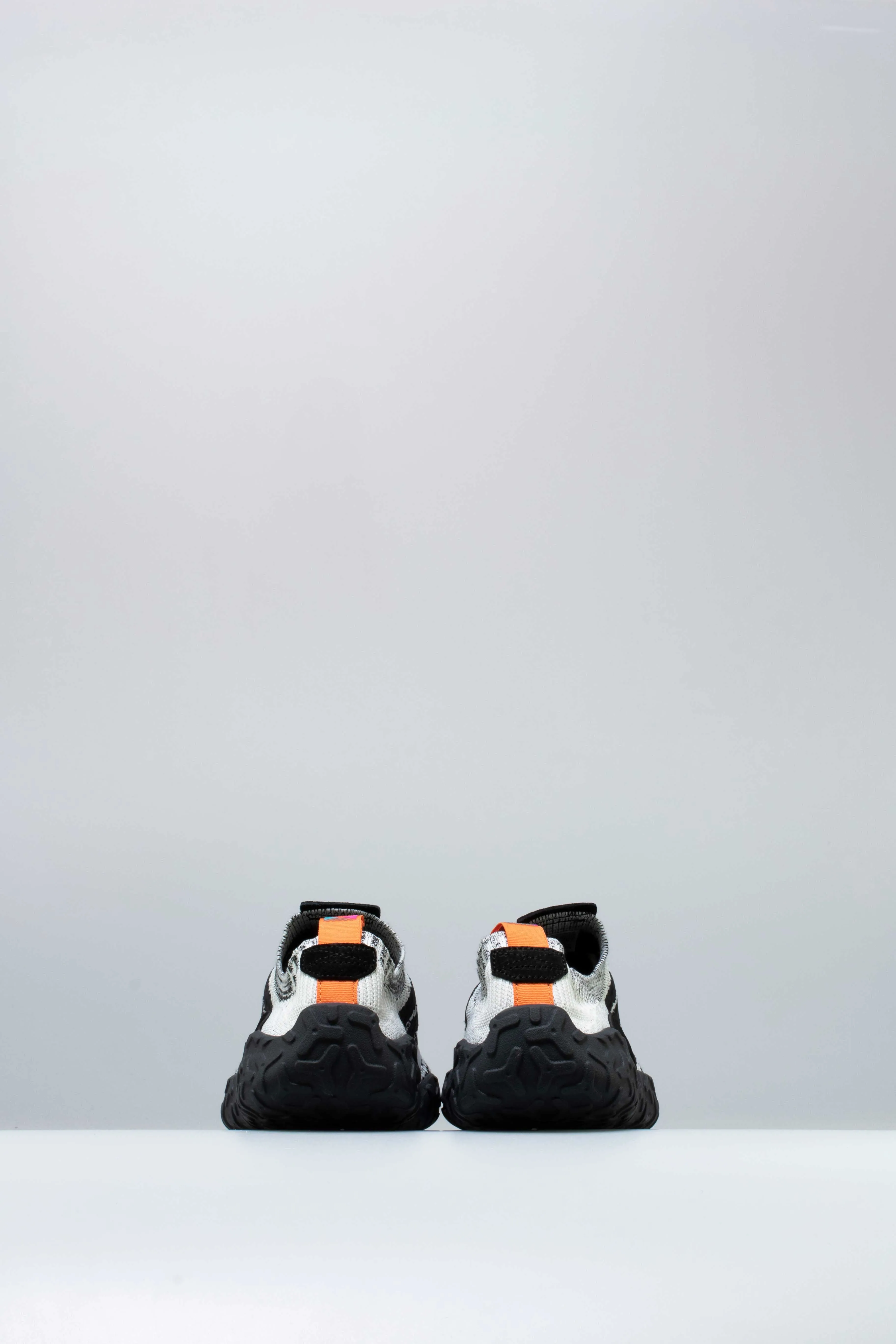 Atric F/22 Primeknit Mens Shoe - Crystal White/Core Black/Trace Orange sold by Nice Kicks Retail product image thumbnail 3