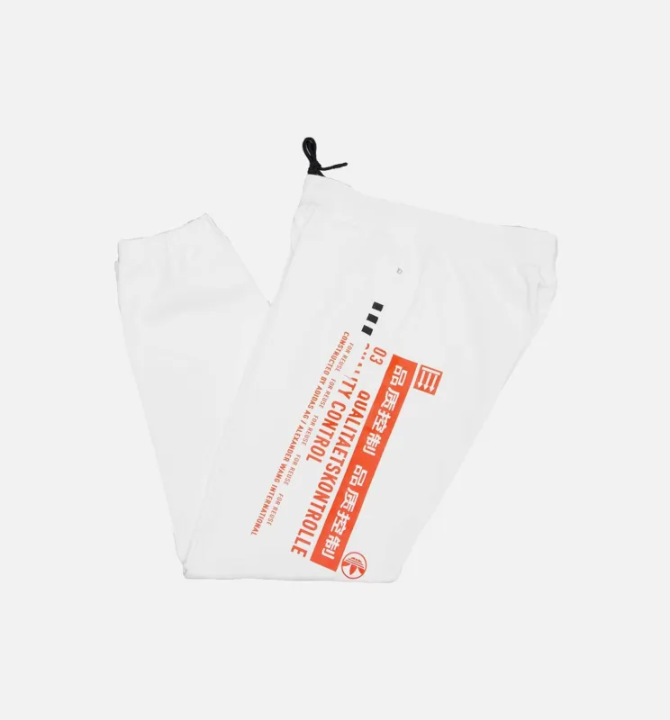 adidas Original by Alexander Wang Graphic Mens Jogger Pants - White/Red sold by Nice Kicks Retail