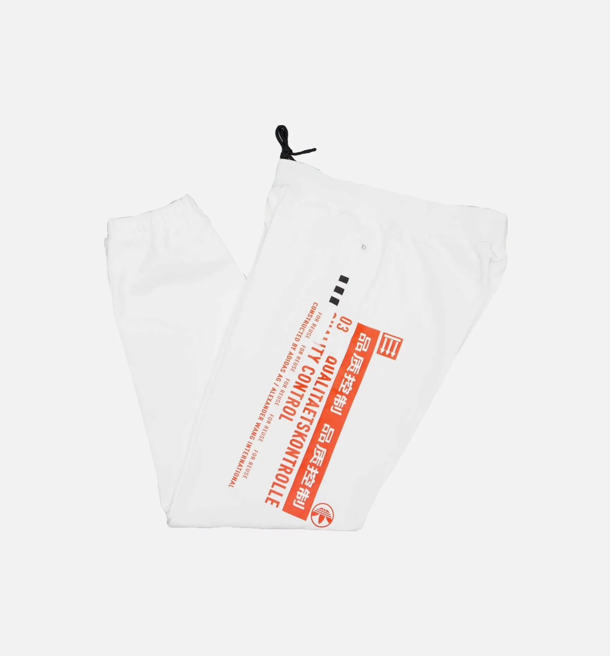 adidas Original by Alexander Wang Graphic Mens Jogger Pants - White/Red sold by Nice Kicks Retail