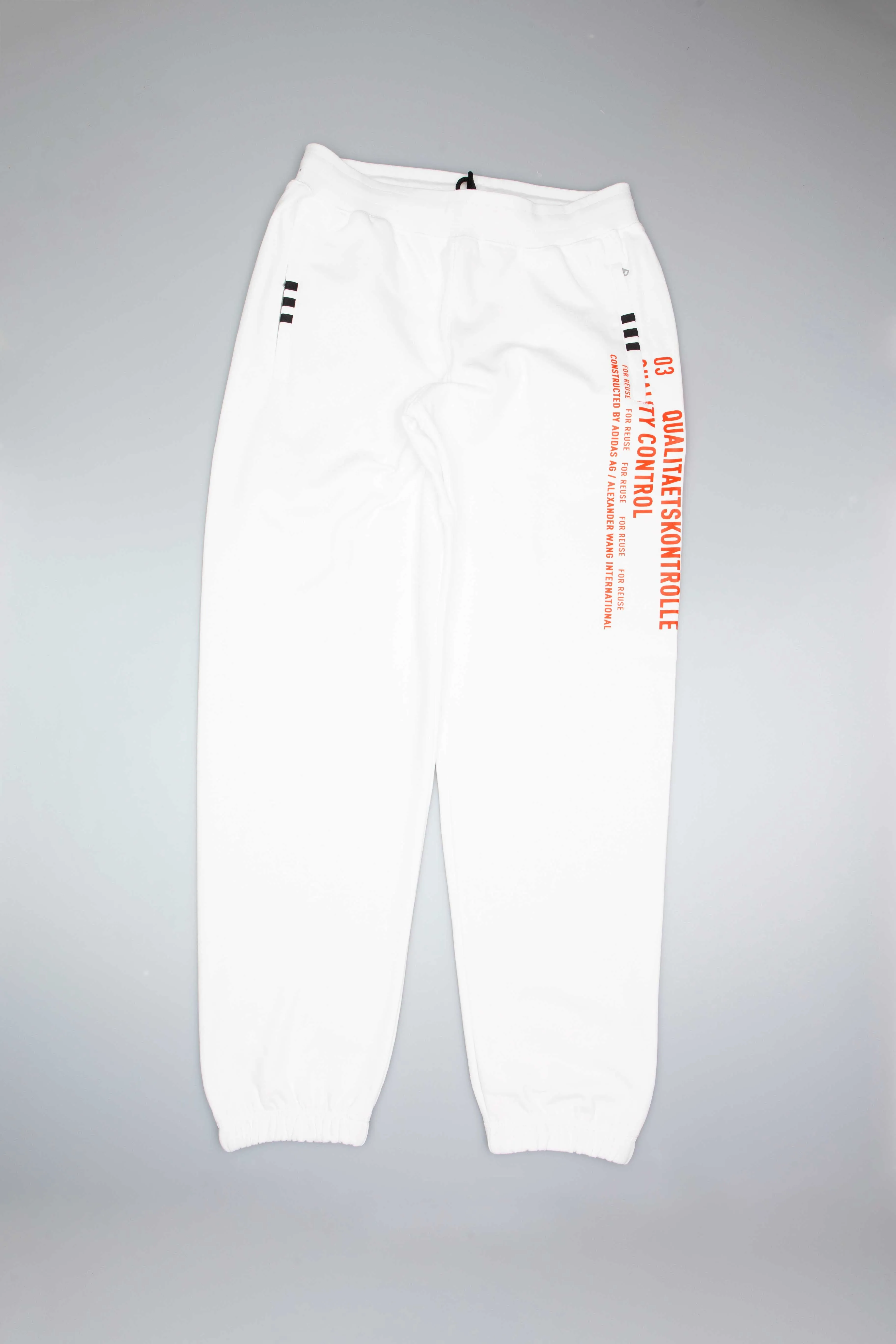 adidas Original by Alexander Wang Graphic Mens Jogger Pants - White/Red sold by Nice Kicks Retail product image thumbnail 2