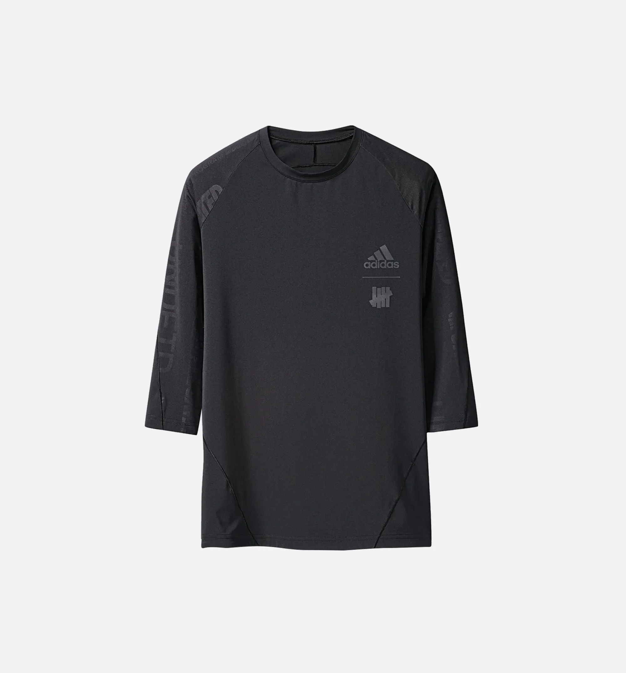 Undftd X adidas Collection Alphaskin Tech 3/4 Mens T-Shirt - Black/Black sold by Nice Kicks Retail