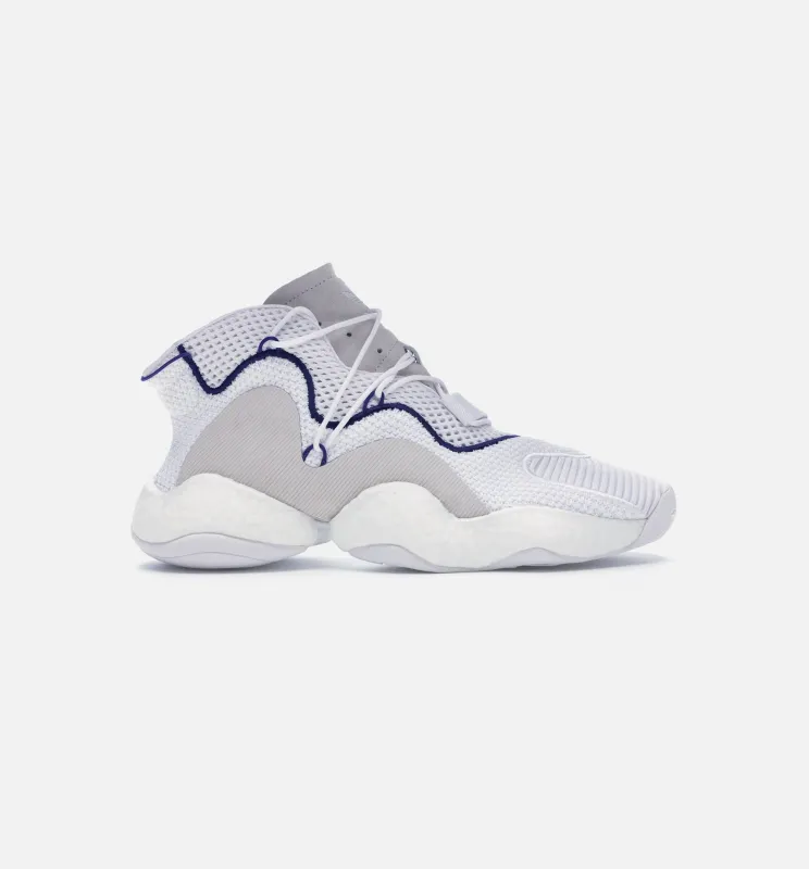 Crazy Boost Mens Shoe - White/Black/Purple made by Adidas