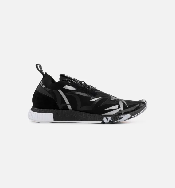 Juice Hk X adidas NMD Racer Mens Shoe - Core Black/White made by Nice Kicks Retail