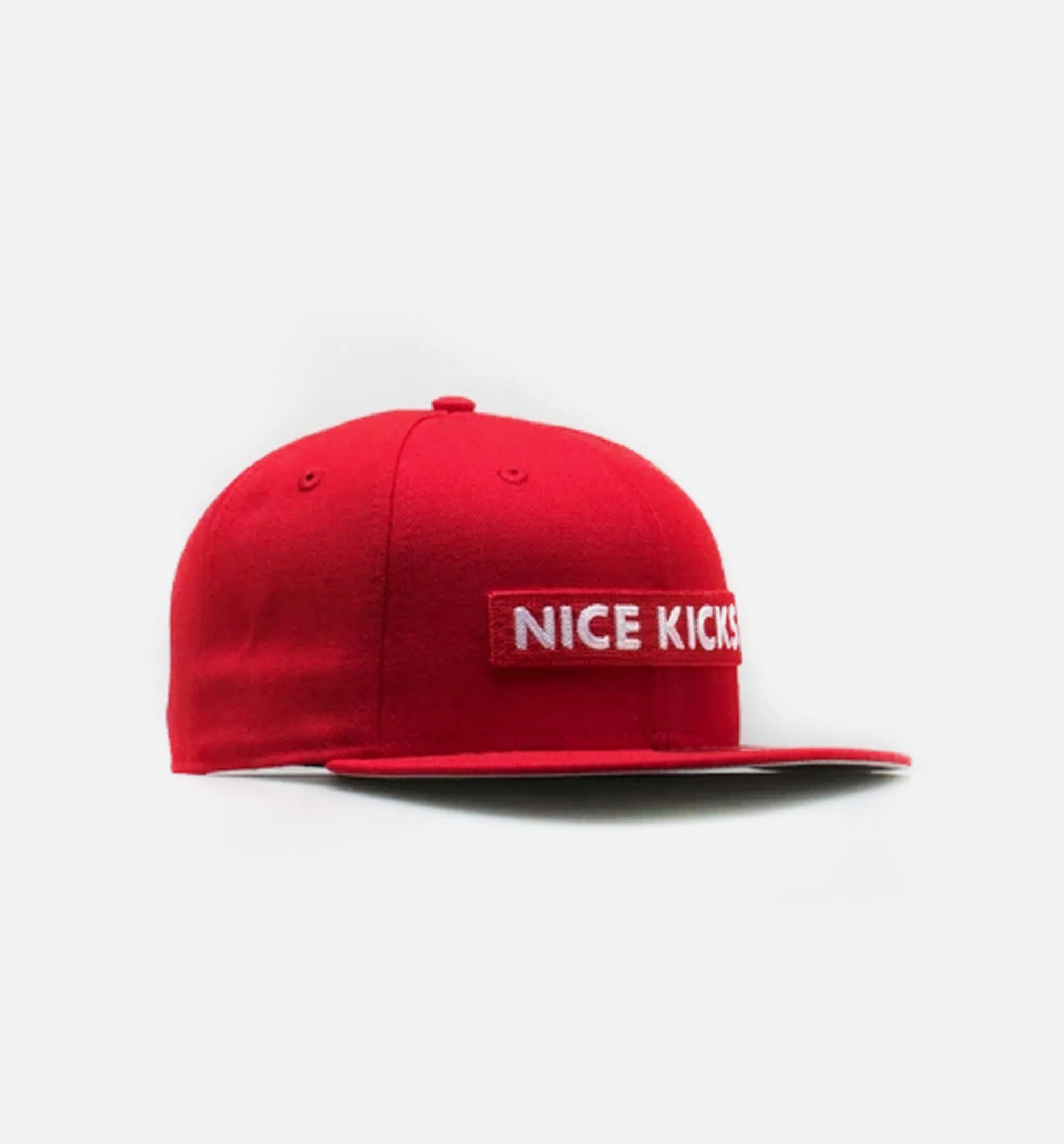Nice Kicks Box Logo Snapback Hat - Red/White sold by Nice Kicks Retail product image thumbnail 2