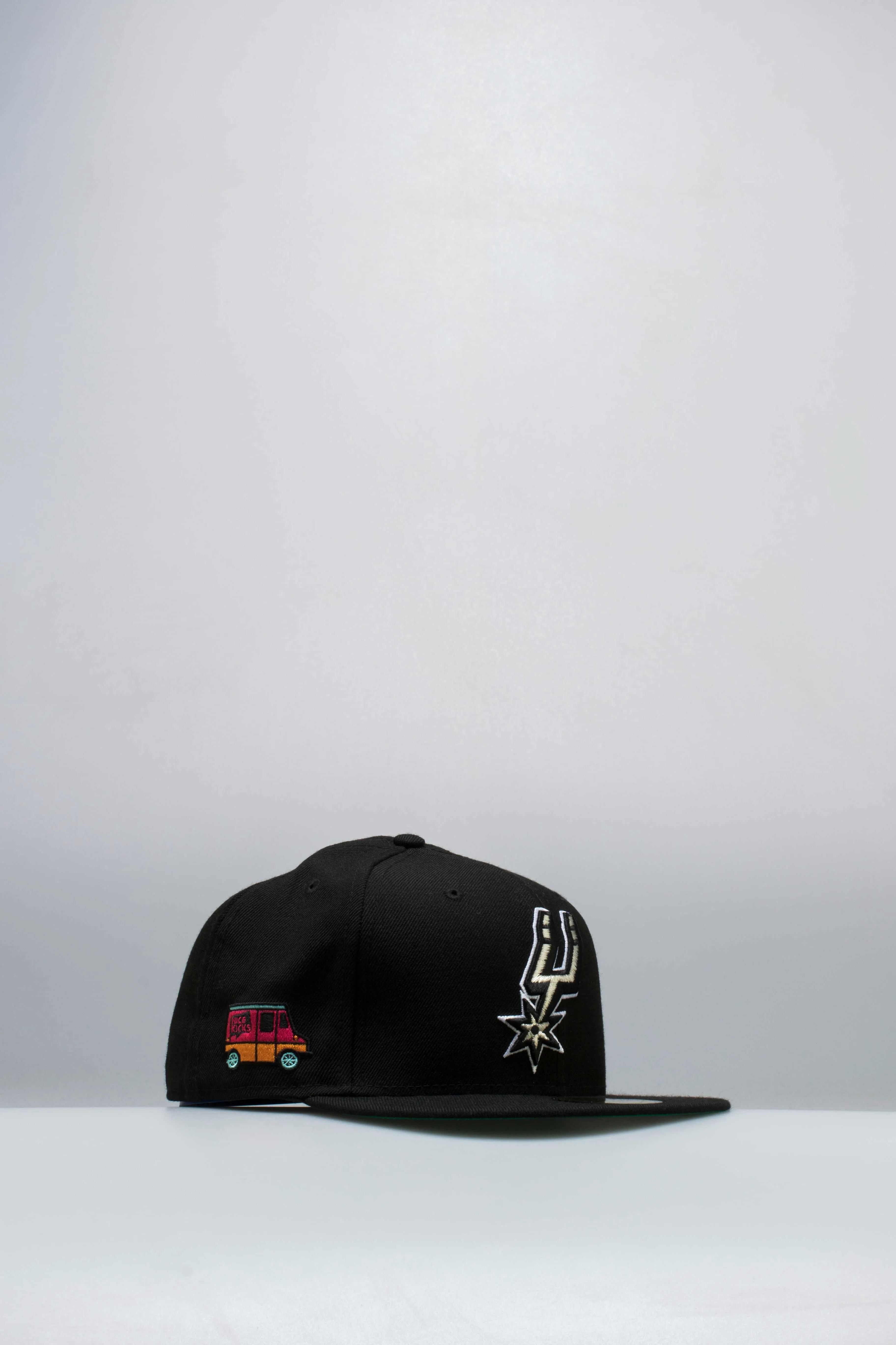 Nice Kicks X New Era San Antonio Spurs NBA Mens Fitted Had - Black/Black sold by Nice Kicks Retail product image thumbnail 2
