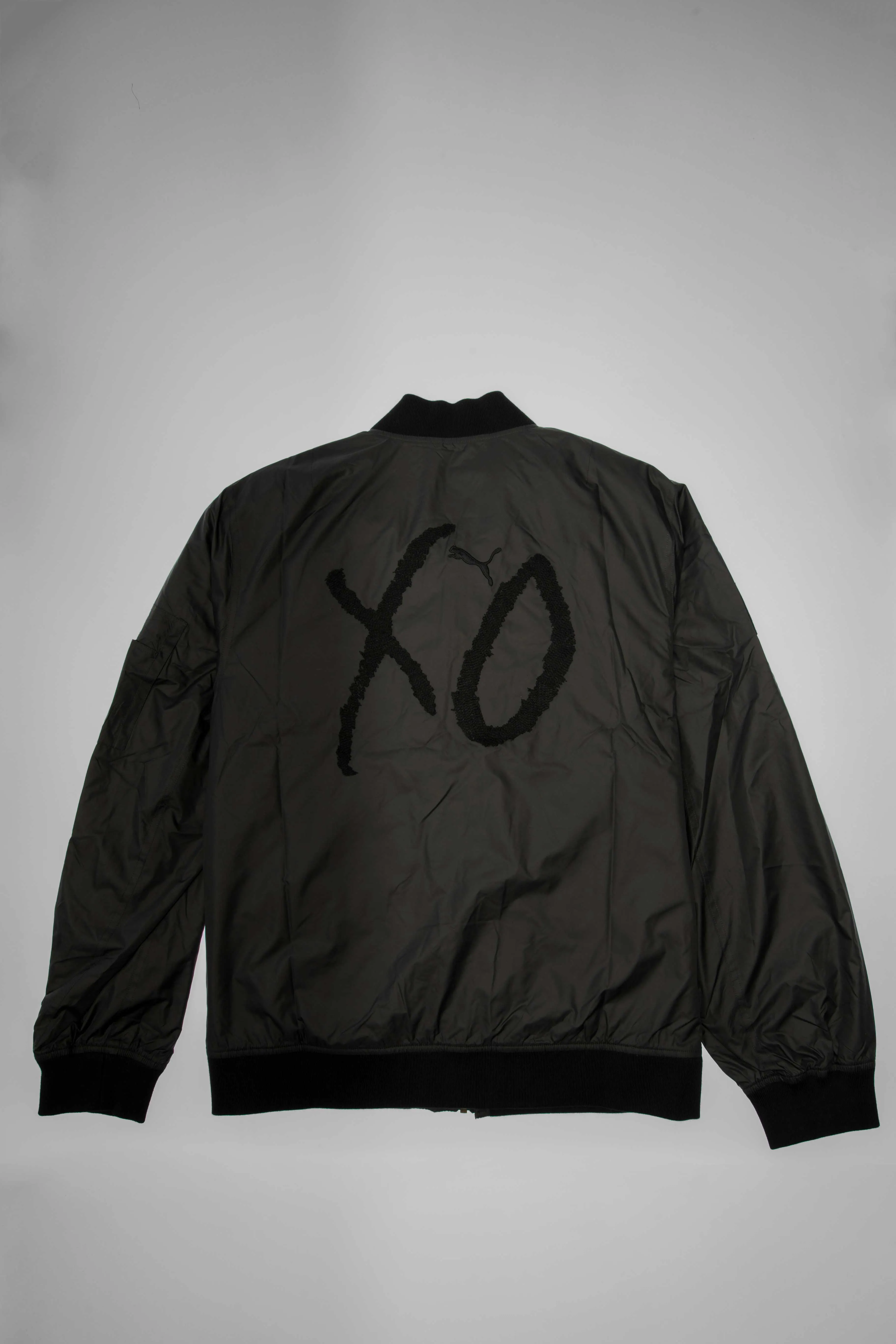 The Weeknd Collection Xo Mens Nylon Bomber Jacket - Black/Black sold by Nice Kicks Retail product image thumbnail 2