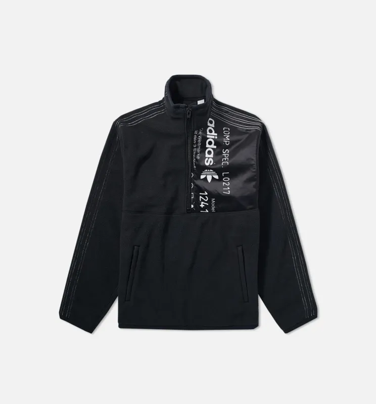 Alexander Wang X adidas Collection AW Polar Half Zip Mens Jacket - Black/Black sold by Nice Kicks Retail