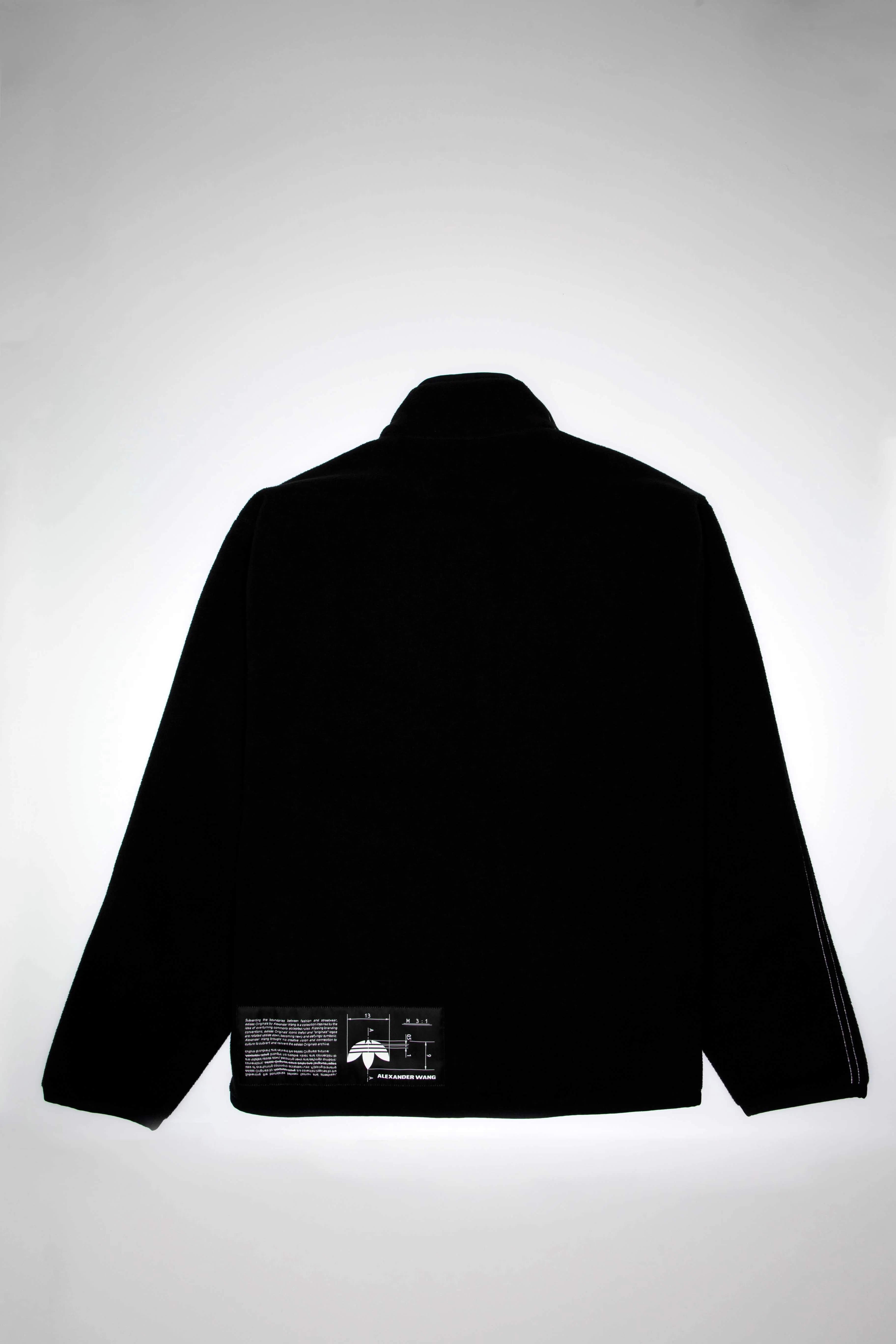 Alexander Wang X adidas Collection AW Polar Half Zip Mens Jacket - Black/Black sold by Nice Kicks Retail product image thumbnail 2