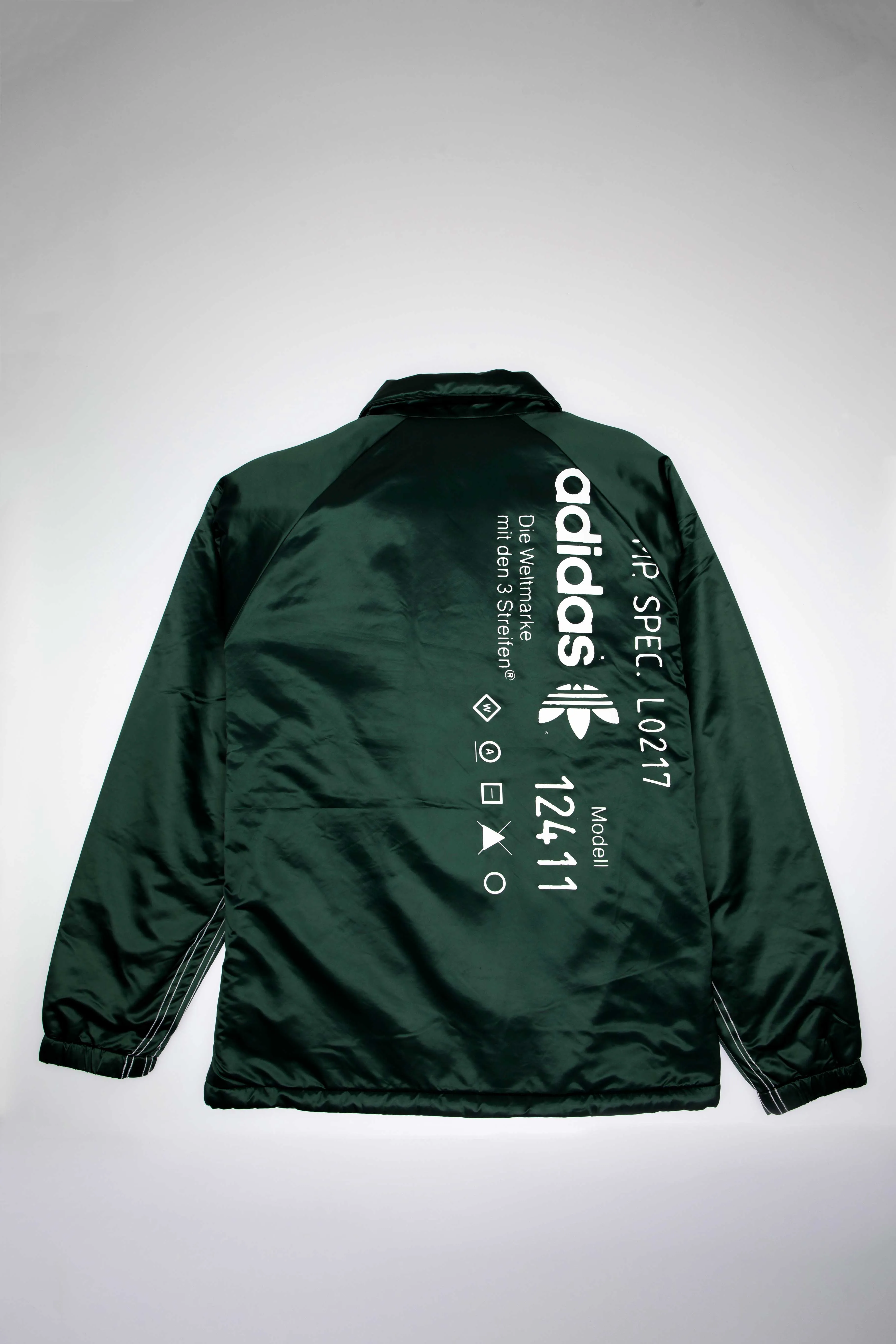 Alexander Wang X adidas Collection AW Coach Mens Jacket - Green/Black sold by Nice Kicks Retail product image thumbnail 2