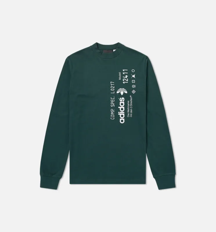 Alexander Wang X adidas Collection AW Long Sleeve Mens Shirt - Green/Green made by Adidas