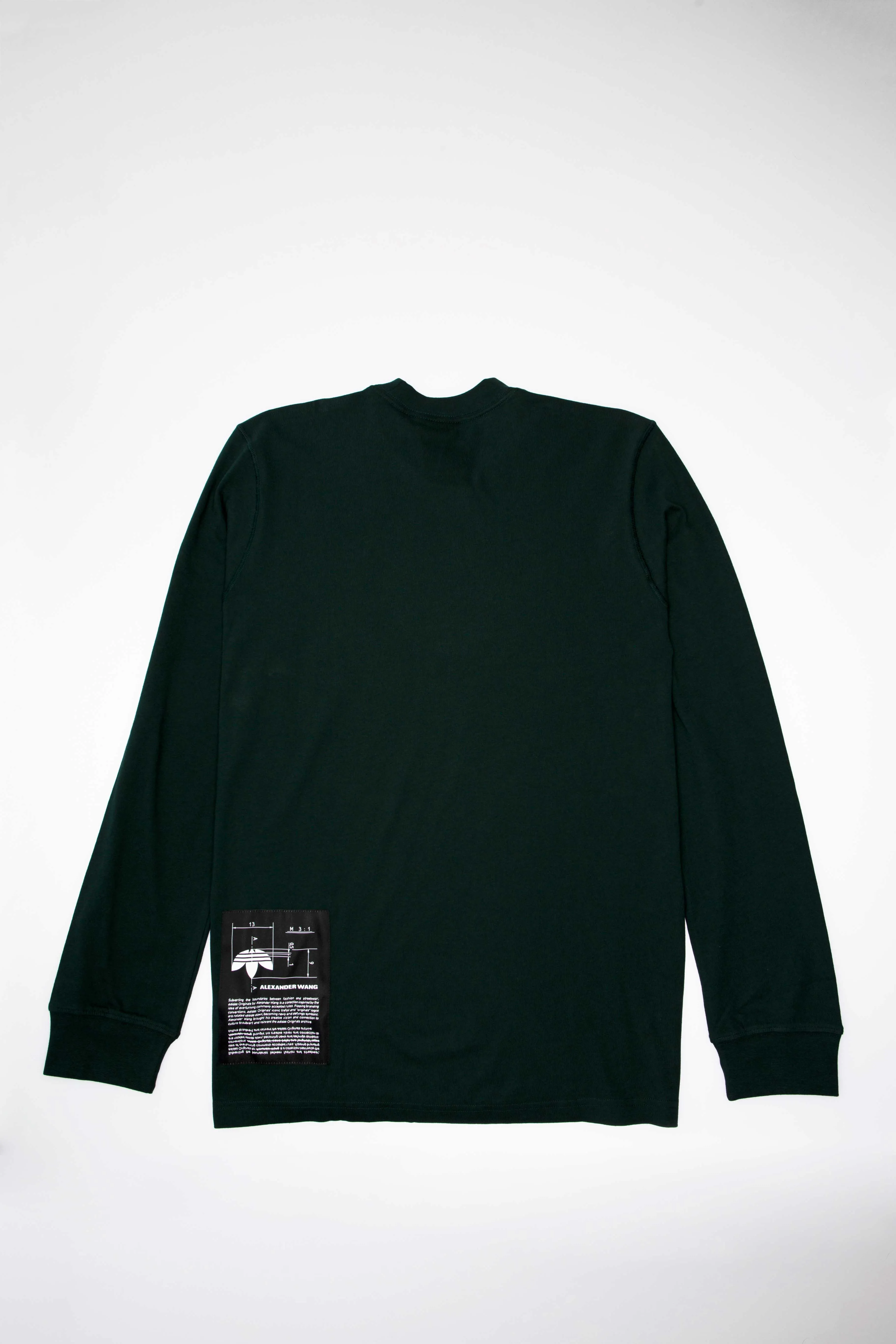 Alexander Wang X adidas Collection AW Long Sleeve Mens Shirt - Green/Green sold by Nice Kicks Retail product image thumbnail 2