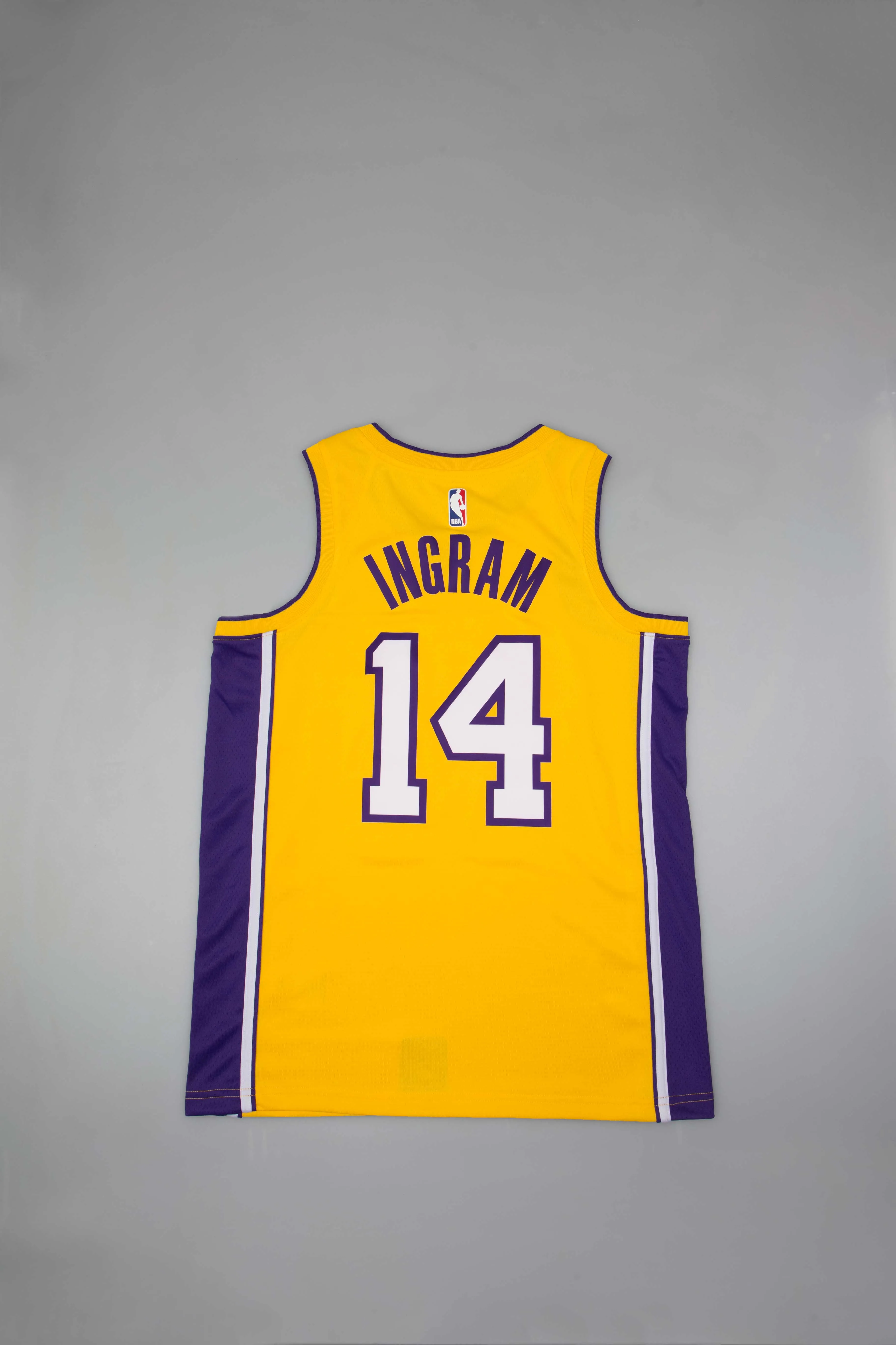 Los Angeles Lakers Swingman Jersey - Yellow/Purple sold by Nice Kicks Retail product image thumbnail 2
